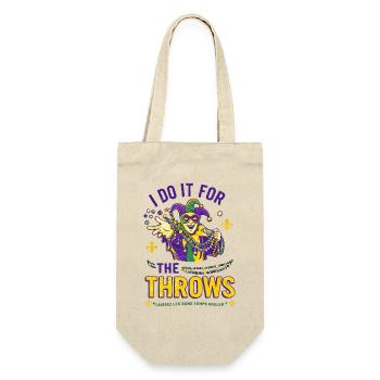 Mardi Gras Jester Beads - Gift Bag for Bottles - nature - Front