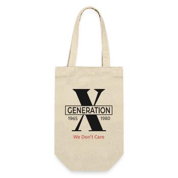 Génération X Nous nous en fichons - Sac à bouteille - nature - Devant
