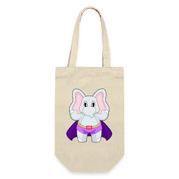 Elephant Superhero Cloak - Gift Bag for Bottles - nature - Front