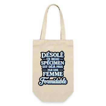 Beau spécimen pris par une femme formidable - Sac à bouteille - nature - Devant