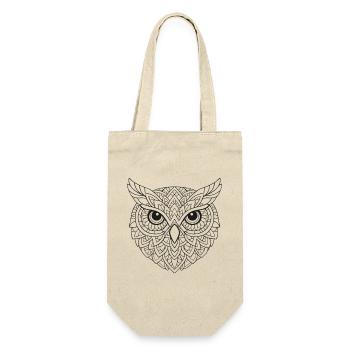 Mandala Owls Ornament - Gift Bag for Bottles - nature - Front