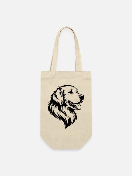 Golden Retriever - Gift Bag for Bottles - nature