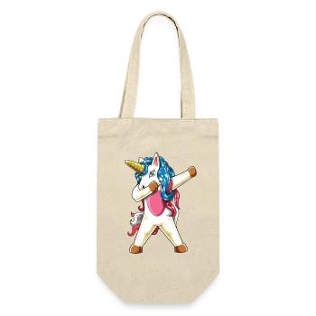 Dabbing Americorn Patriotic American Flag Unicorn - Gift Bag for Bottles - nature - Front