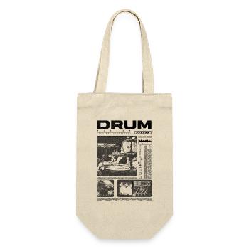 Rock Drummer Drum Player Streetwear - Gift Bag for Bottles - nature - Front
