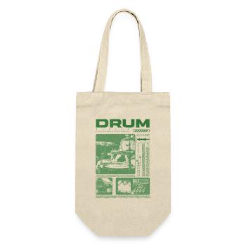Rock Drummer Drum Player Streetwear - Gift Bag for Bottles - nature - Front