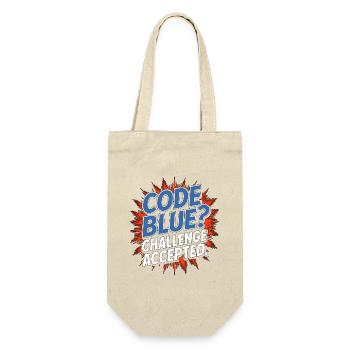 ICU Nurse Code Blue Challenge Trauma Response - Geschenkbeutel für Flaschen - Natur - Vorne