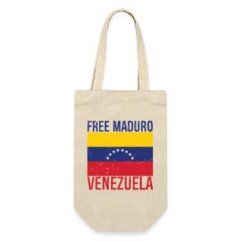 Free Maduro Venezuela Flag - Geschenkbeutel für Flaschen - Natur - Vorne