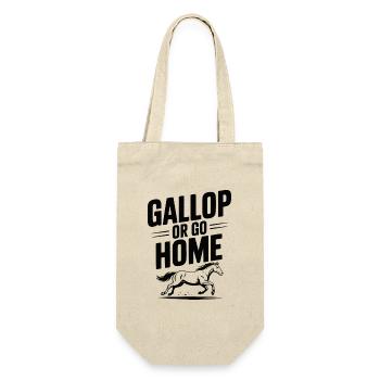 Gallop or Go Home - Gift Bag for Bottles - nature - Front