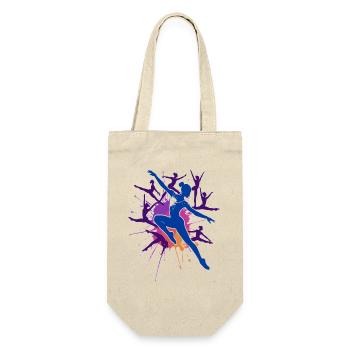 Gymnastics Gymnastics Acrobatics Artistic Gymnastics - Gift Bag for Bottles - nature - Front