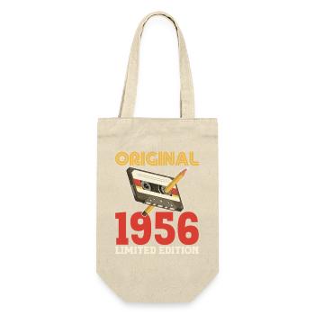 1956 70th Anniversary 70 Years Original Vintage - Gift Bag for Bottles - nature - Front