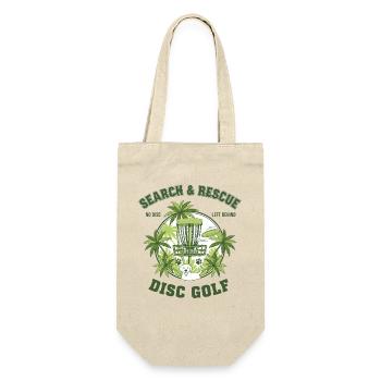 Search And Rescue No Disc Left Behind Disc Golf - Gift Bag for Bottles - nature - Front