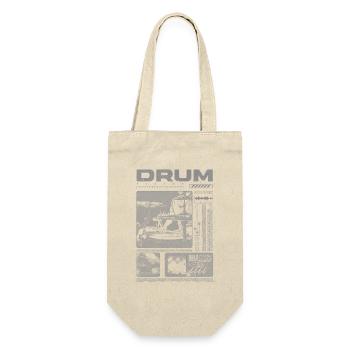 Rock Drummer Drum Player Streetwear - Gift Bag for Bottles - nature - Front
