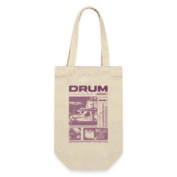 Rock Drummer Drum Player Streetwear - Gift Bag for Bottles - nature - Front