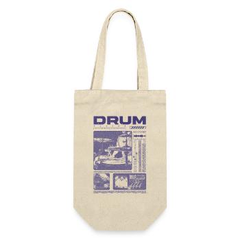 Rock Drummer Drum Player Streetwear - Gift Bag for Bottles - nature - Front