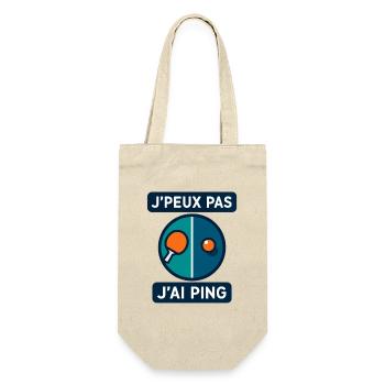 J'peux pas J'ai Ping - Sac à bouteille - nature - Devant