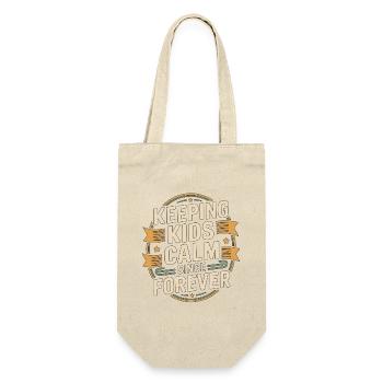 Pediatric Nurse Keeping Kids Calm Child Care Nurse - Gift Bag for Bottles - nature - Front