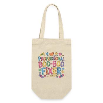 Pediatric Nurse Professional Boo-Boo Child Care - Gift Bag for Bottles - nature - Front