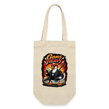 Goose Heavy Punk Rock Goose - Gift Bag for Bottles - nature - Front