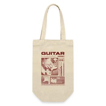 Guitariste Guitariste Rock Musicien streetwear - Sac à bouteille - nature - Devant