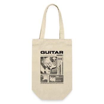 Guitariste Guitariste Rock Musicien streetwear - Sac à bouteille - nature - Devant