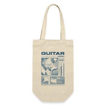 Guitariste Guitariste Rock Musicien streetwear - Sac à bouteille - nature - Devant