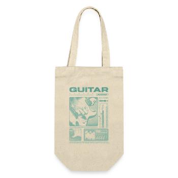 Guitariste Guitariste Rock Musicien streetwear - Sac à bouteille - nature - Devant