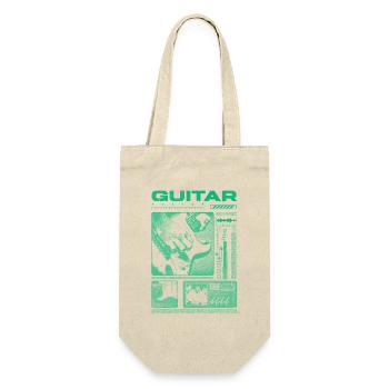 Guitariste Guitariste Rock Musicien streetwear - Sac à bouteille - nature - Devant