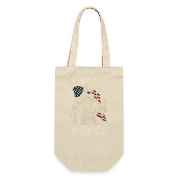 America Bigfoot Drôle 4 juillet Bigfoot Ameri - Sac à bouteille - nature - Devant