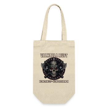 Valhalla Calls Viking Runes Norse - Gift Bag for Bottles - nature - Front