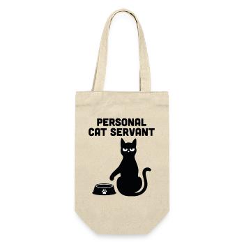 Personal Cat Servant - Gift Bag for Bottles - nature - Front