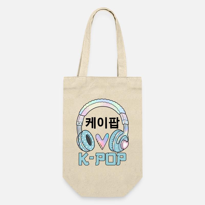 K Pop 케이팝 - Sac à bouteille - nature