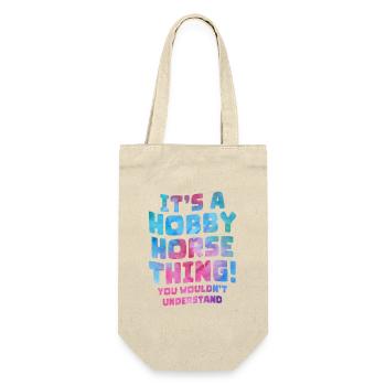 Hobby Horse Saying Shirt - Gift Bag for Bottles - nature - Front