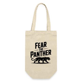 Fürchte den Panther - Geschenkbeutel für Flaschen - Natur - Vorne
