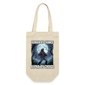 Motif loup-garou Alpha par choix - Sac à bouteille - nature - Devant