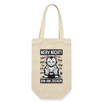 Nerve Not I'm Gambling Gamer Cat Design - Gift Bag for Bottles - nature - Front