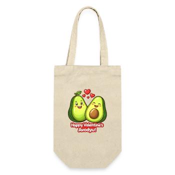 Sweet Avocados Valentine's Day Avodyu Cartoon - Gift Bag for Bottles - nature - Front
