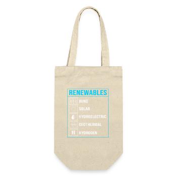 Solar Cells Solar Energy Renewable Energies - Gift Bag for Bottles - nature - Front