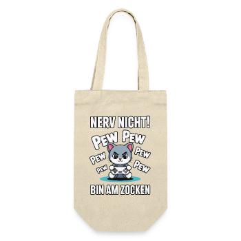 Nerve Not I'm Gambling Gamer Cat Design - Gift Bag for Bottles - nature - Front