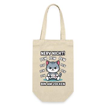 Nerve Not I'm Gambling Gamer Cat Design - Gift Bag for Bottles - nature - Front