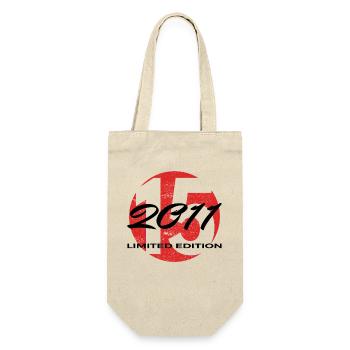15. Geburtstag 2011 Jungen und Mädchen Geschenk - Geschenkbeutel für Flaschen - Natur - Vorne