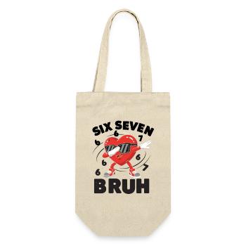 Cadeaux de cœur de la Saint-Valentin Six Sept Bruh Dab - Sac à bouteille - nature - Devant