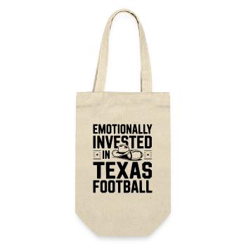 Emotionally Invested in Texas Football - Gift Bag for Bottles - nature - Front
