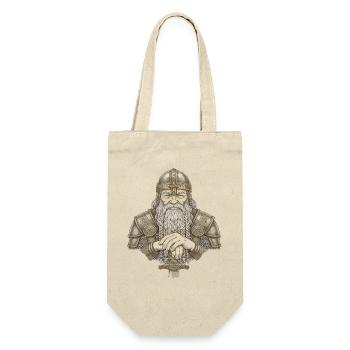 Viking Viking Legend Sailor Odin Raven Fighter - Gift Bag for Bottles - nature - Front