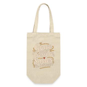 ER Nurse Grace Under Pressure Emergency Room - Gift Bag for Bottles - nature - Front