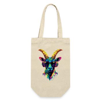 Capricorn Goat Alpine Ibex Capricorn Goats - Gift Bag for Bottles - nature - Front
