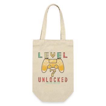 Level 7 Unlocked Limited Edition - Geschenkbeutel für Flaschen - Natur - Vorne