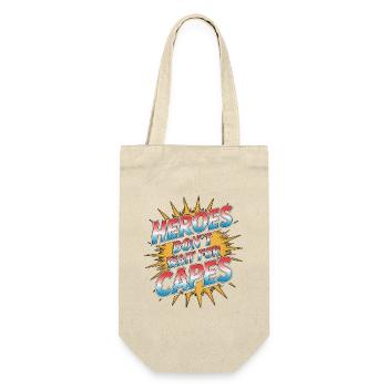ER Nurse Heroes Don't Wait Emergency Room Nursing - Gift Bag for Bottles - nature - Front
