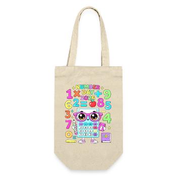 Kawaii Calculator Classroom Theme - Gift Bag for Bottles - nature - Front