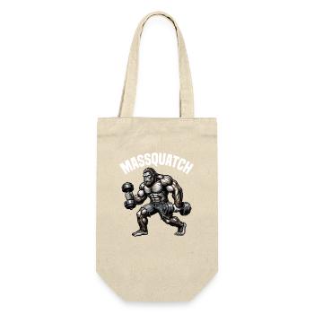 Massquatch Haltérophilie Sasquatch Drôle de Bigfoot - Sac à bouteille - nature - Devant