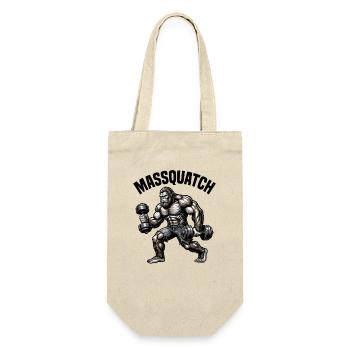 Massquatch Haltérophilie Sasquatch Drôle de Bigfoot - Sac à bouteille - nature - Devant